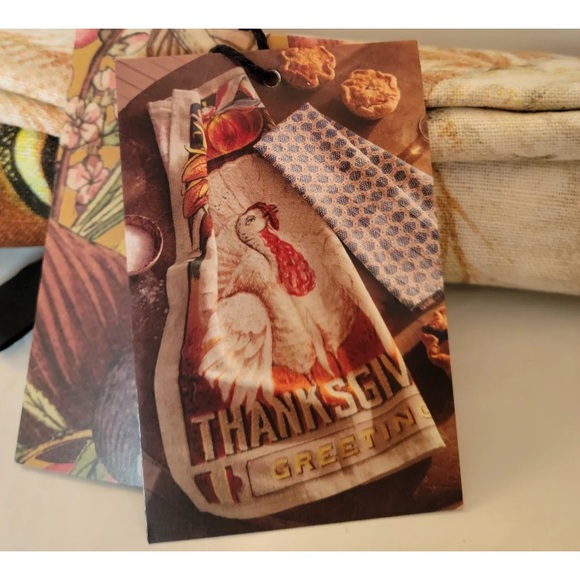 John Derian x Target Tea Towels 20” X 30” Fall Turkey Cards Thanksgiving Harvest - Picture 4 of 8